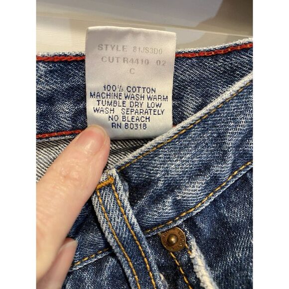 Vintage Lucky Brand Dungarees Gene Montesano Made In USA Jeans 30 / 10 Selvedge - Picture 5 of 14